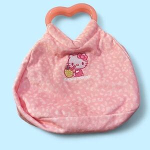 Hello Kitty Pink Heart Handle Bag